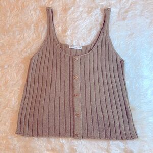 Cotton On Knit Tank with Button Detail